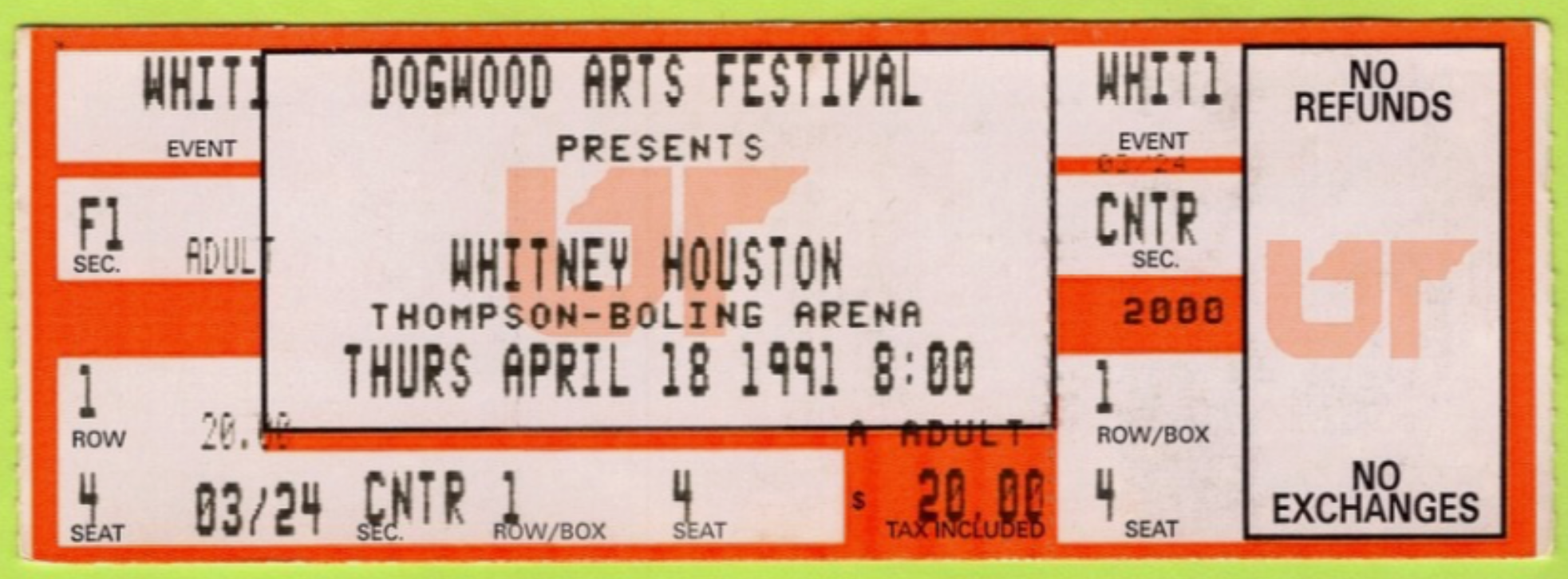 Houston ticket